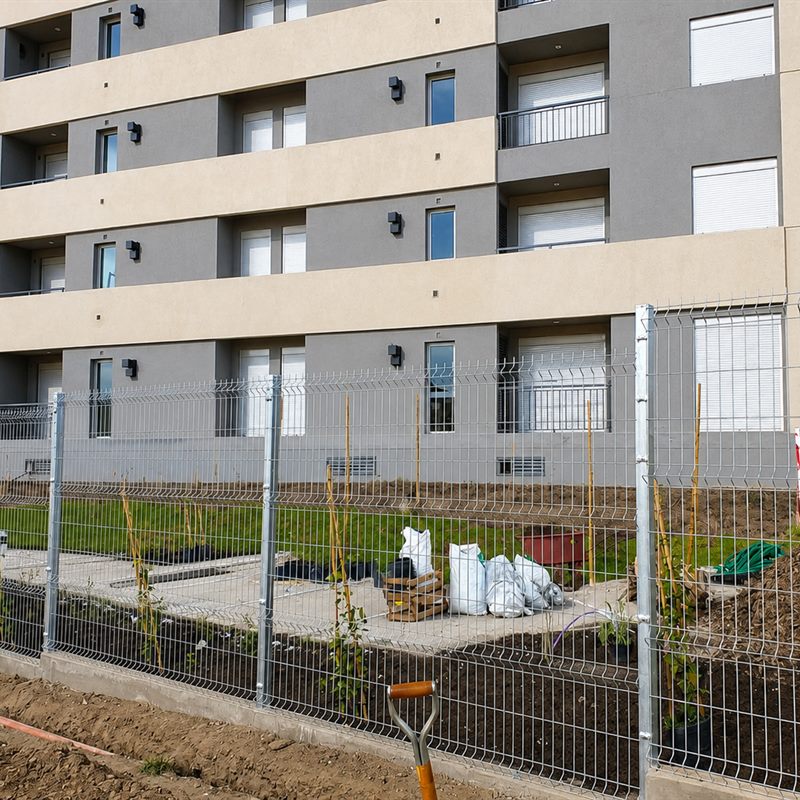 Obra de cercos perimetrales en Córdoba